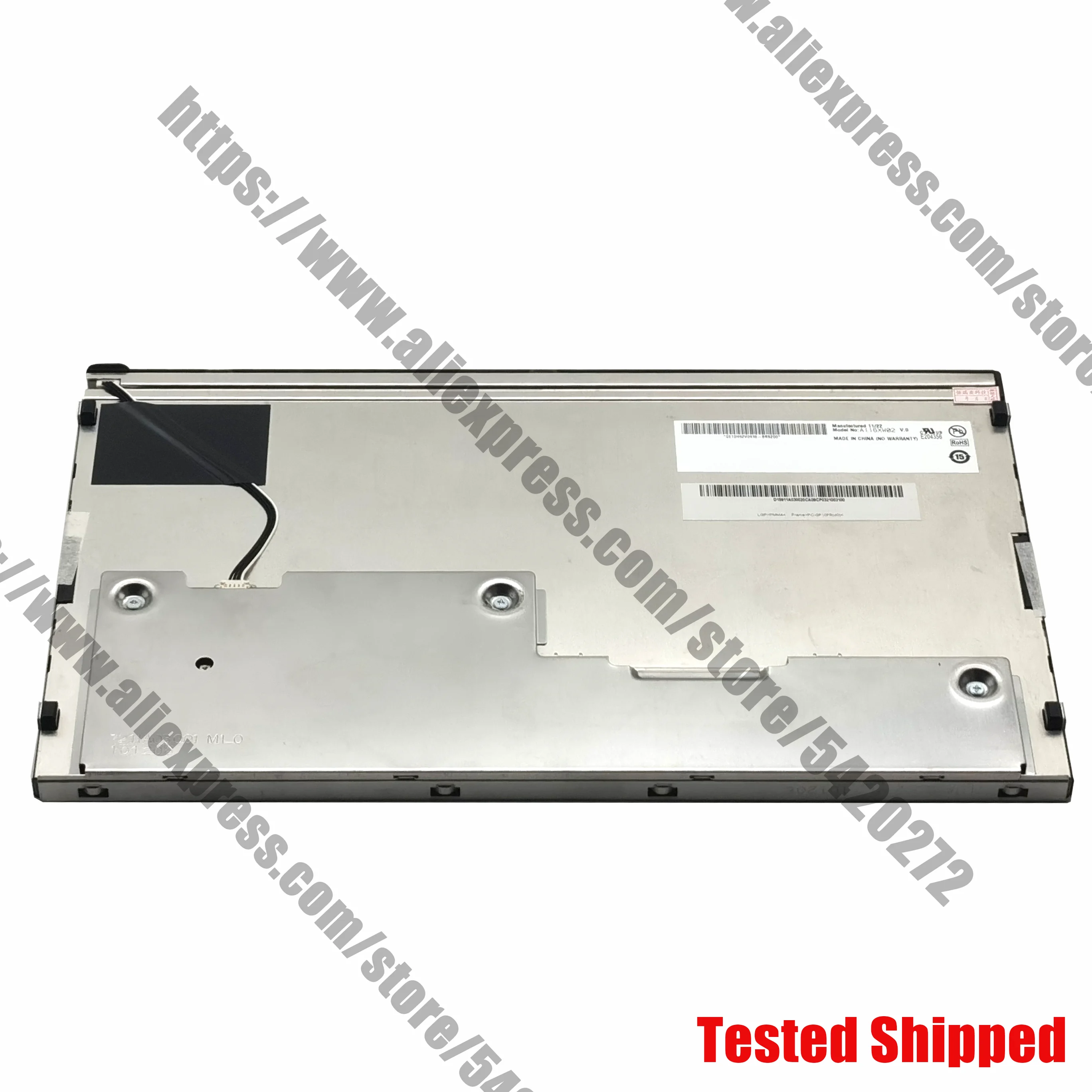 100% протестированный оригинальный 11,6 дюйма A116XW02 V.0 A116XW02V.0 A116XW02V0 A116XW02 V0 для промышленного применения