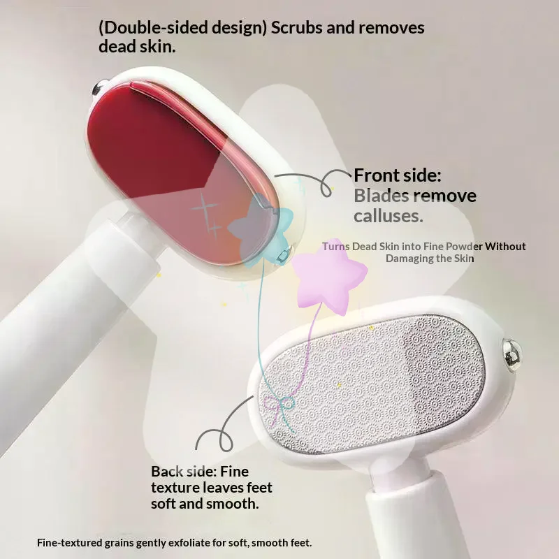 Dual‑Sided Foot File Manual Pedicure Tool Multifunctional Callus Remover For Heel Dead Skin Home Foot Care Pedicure Tool