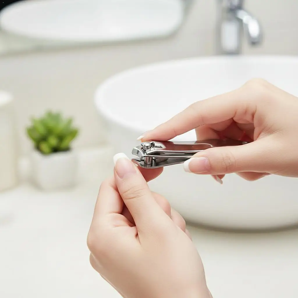 Professional Nail Clippers Carbon Steel Sharp Finger Toe Nail Cutter Trimmer with Keychain Hole Portable Pedicure Manicure Tool