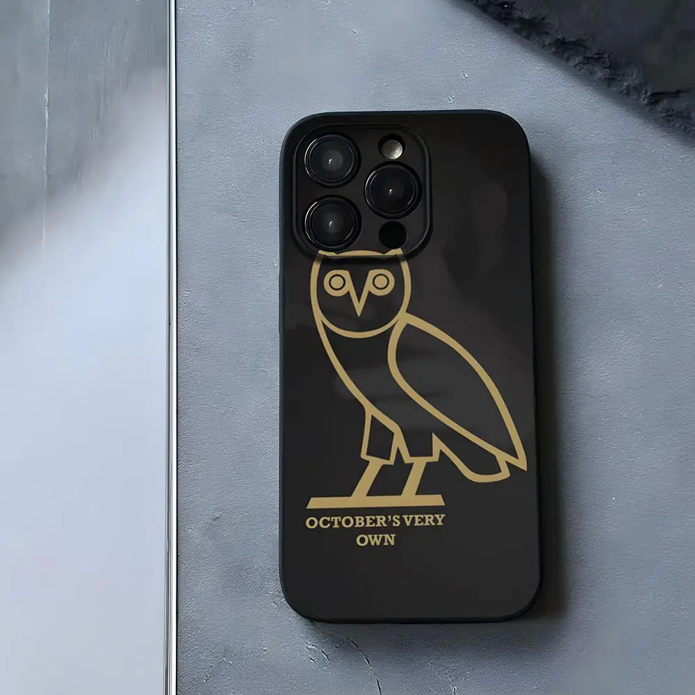 لوحة ماوس O-OVO-Cool-D-Drake لهاتف سامسونج S 24 23 22 21 20 Plus Ultra A 24 34 54 53 غطاء أسود فاخر مقاوم للغبار