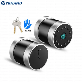 Smart room electronic smart knob fingerprint password key Ttlock APP management portable security Tuya smart door lock Smart room electronic smart knob fingerprint password key Ttlock APP management portable security Tuya smart door lock