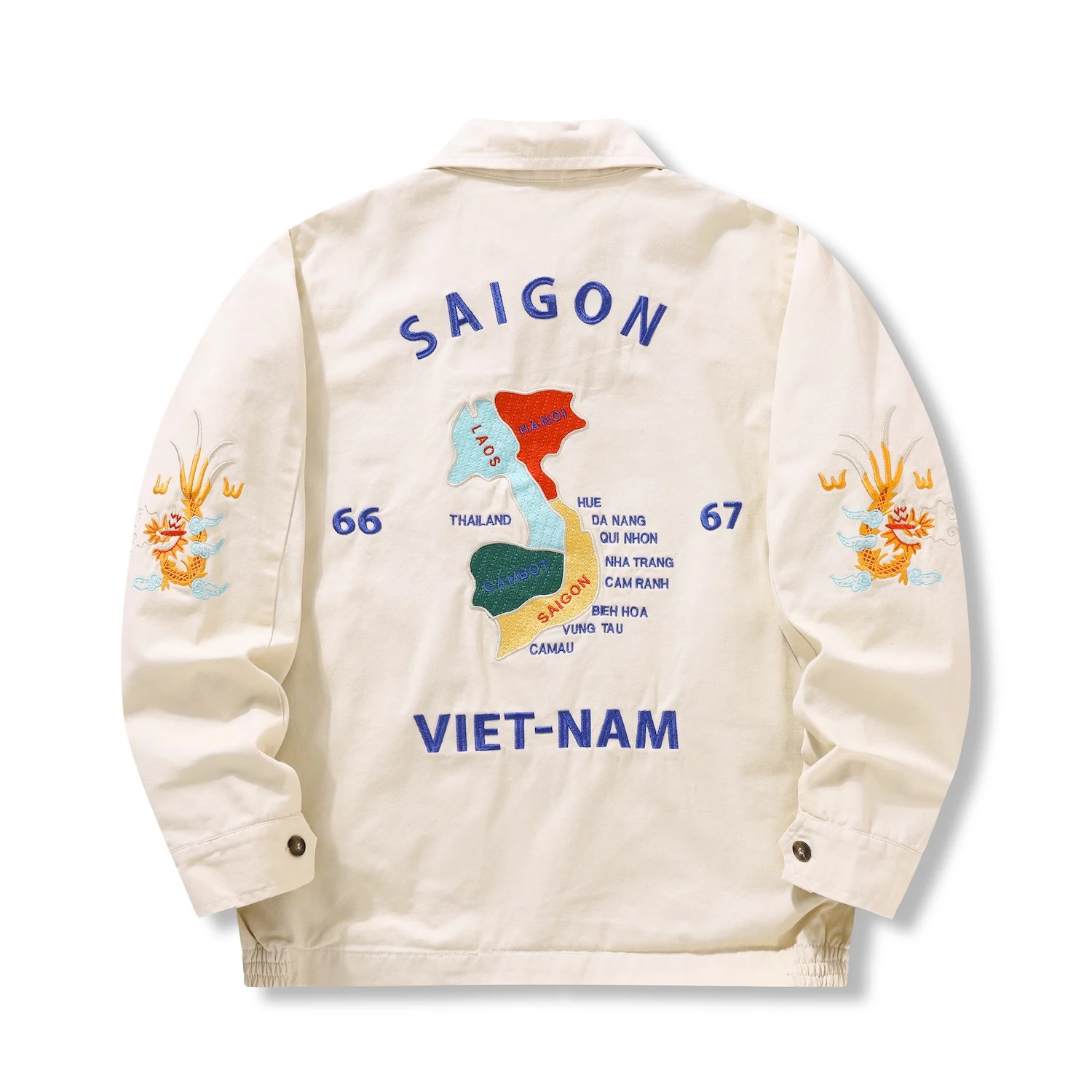 1960's Vietnam War Sukajan Vntage Tokyo Windbreaker Retro Bomber