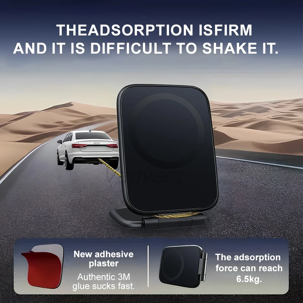 

Магнитный держатель для телефона Xiaomi Samsung iPhone Wait, складная антивибрационная навигационная подставка, установленная на автомобиле, портативная переноска