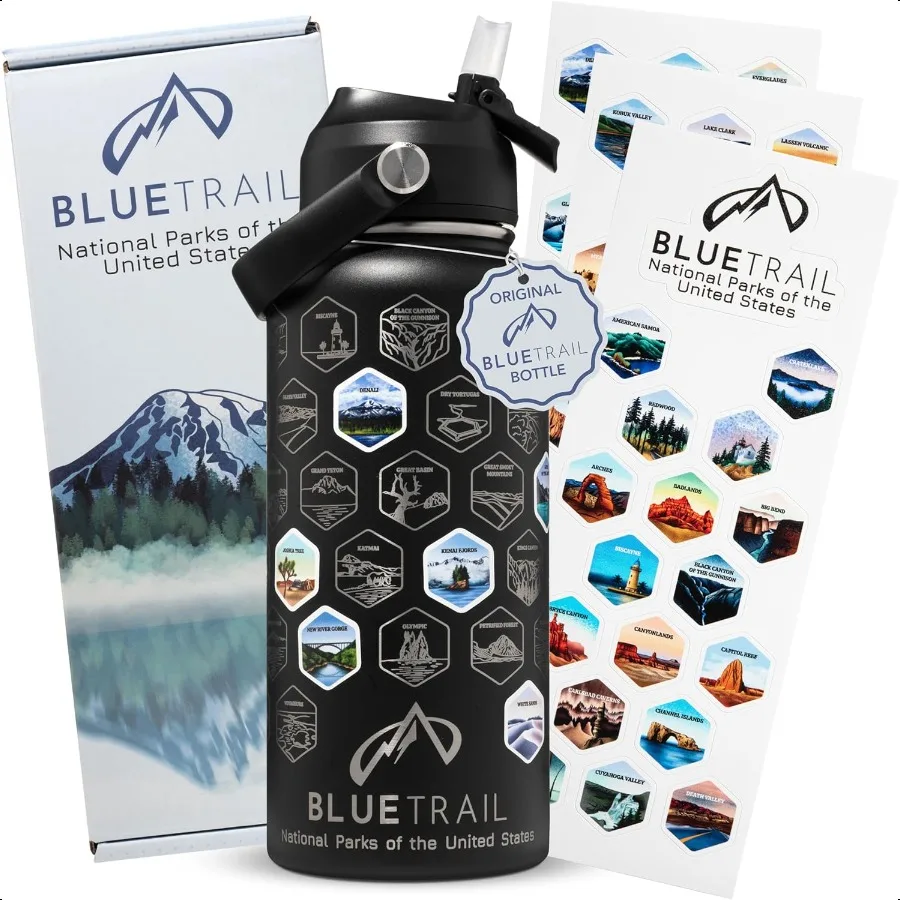 

National Parks Water Bottle with Stickers