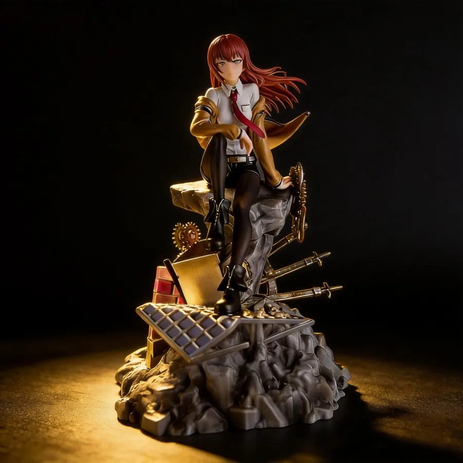 

Exquisite Cute Steins;Gate Makise Kurisu Model 25cm High Quality Anime Collection Gift for Fans