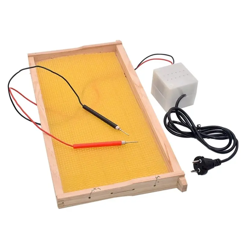 ABUI-Electric Transformer Wire Embedder Heating Device Beehive Frame Embedder Beekeeping Tools EU-Plug Electric Embedder