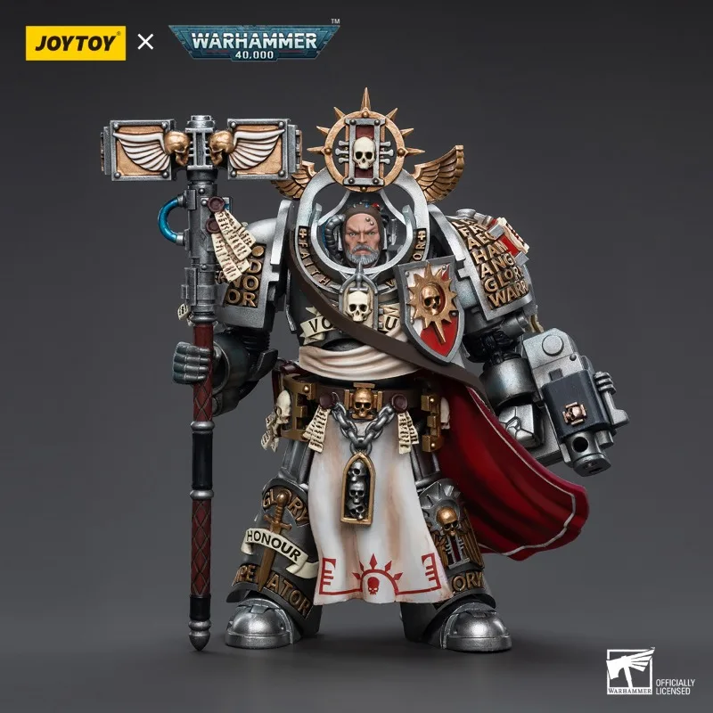 Joytoy Warhammer 40K Action Figure1/18 Grey Ridders Grootmeester Voldus Militair Soldaat Figuur Model Speelgoed Voor Collectie Geschenken