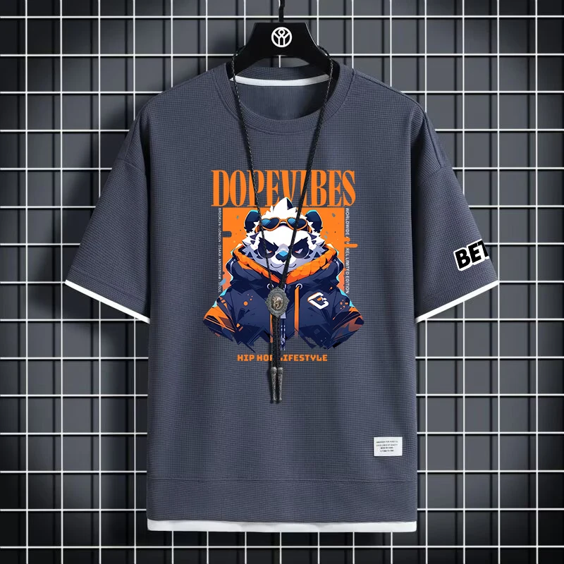 

M-4XL мужские футболки с рисунком медведя, летние дышащие футболки в стиле Харадзюку, спортивная одежда высокого качества, мужская одежда My Body My Choice