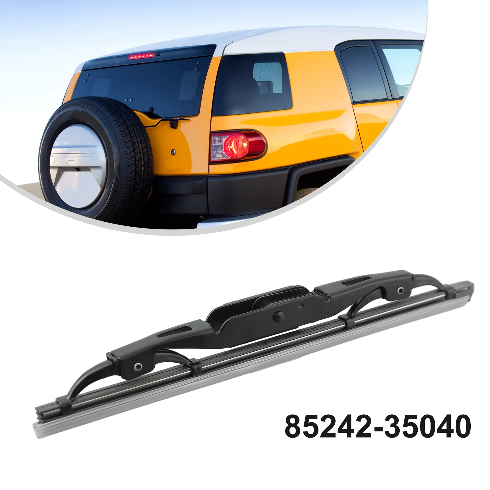 Car Rear Wiper Blade 85242-35040 For Toyota FJ Cruiser 4.0L V6 2007-2014 Car Windshield Wiper Blade Refurbish Restorer Parts