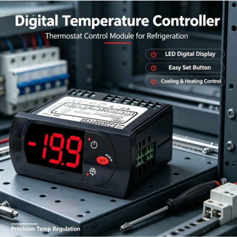112k-digit-temperature-control-thermostat-fits-for-carel-main-street-equipment-includes-115v-temperature-sensor-prob