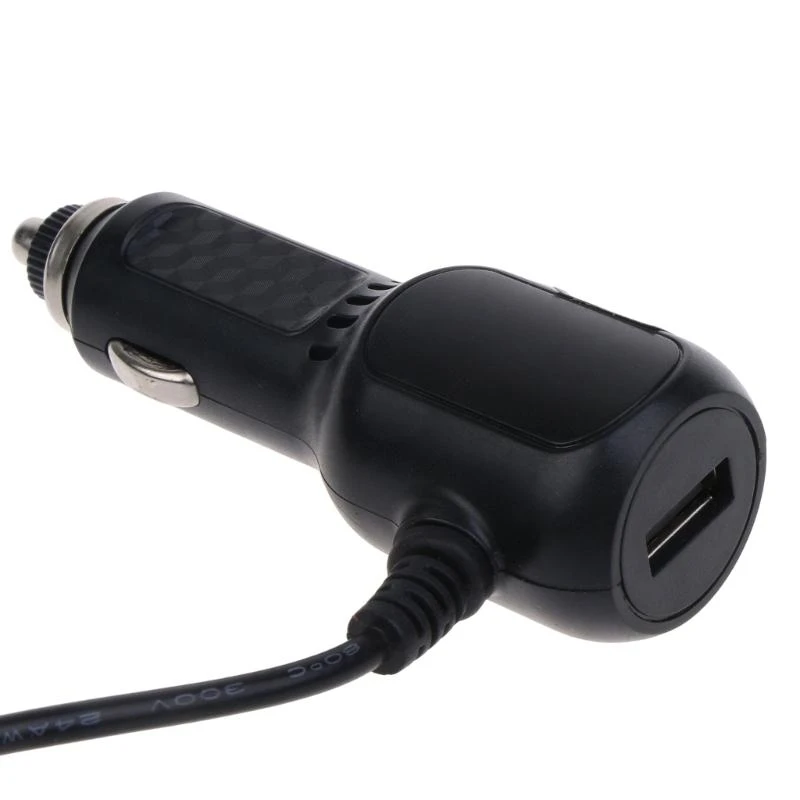 W89C Car USB Charging Cable 3.4M Power Cord Supply 12V-24V For DVR Camera GPS