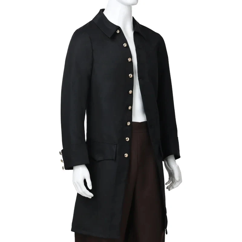 

x;3,c'5\b/Vintage Steampunk Coat for Men Cosplay Colonial Medieval Gothic Reenactment Jacket20255'g,7\j'8/