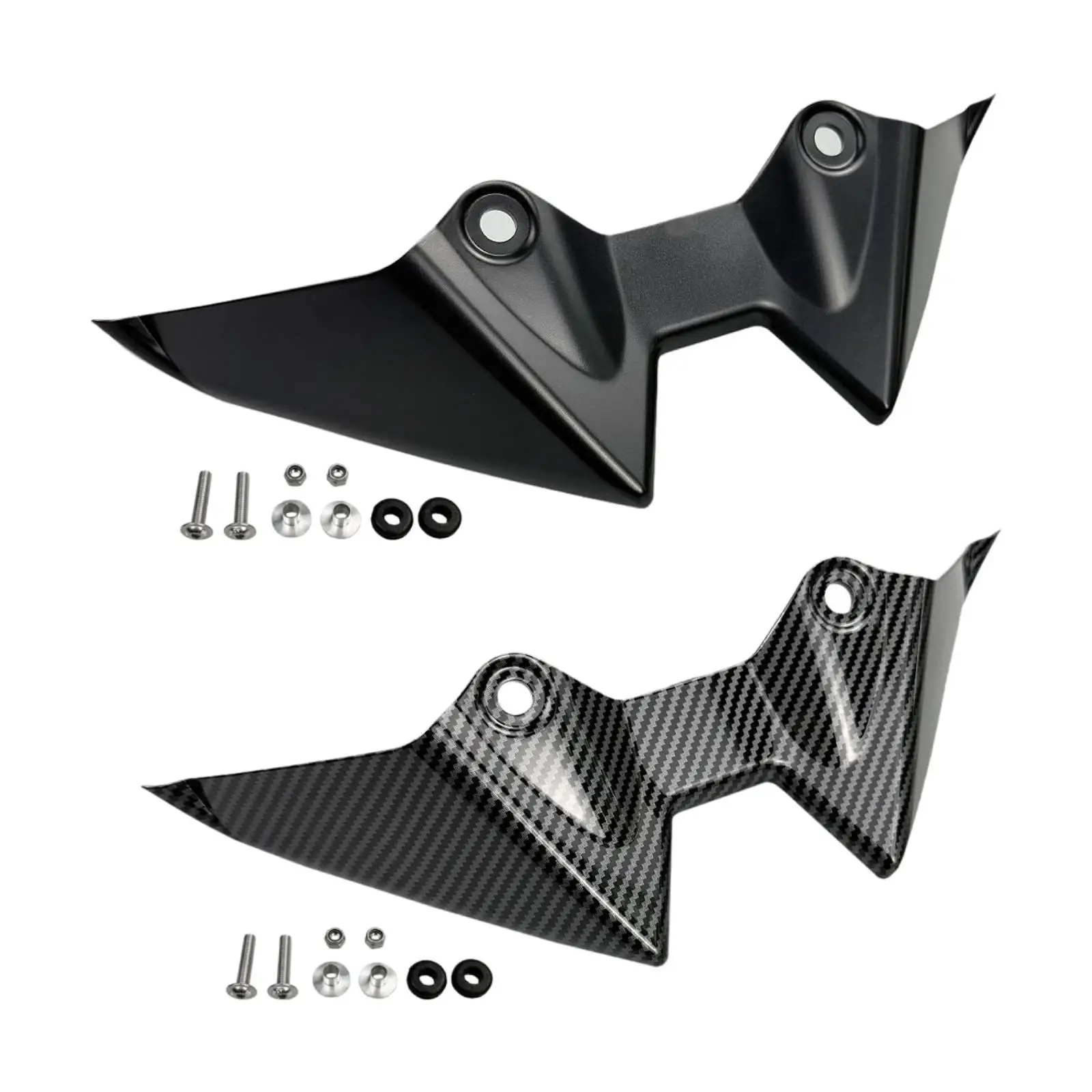 Lightweight Front Wing Beak Downforce Aerodynamic Winglets Motorcycle Tuning for Kawasaki Z500 2024 2026