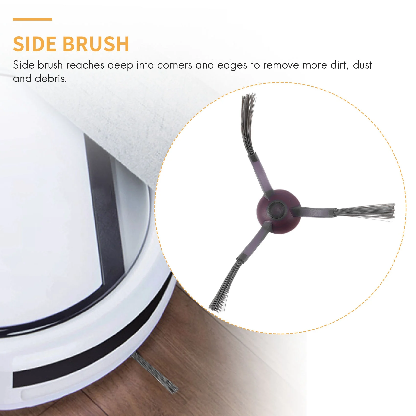 8Pcs New Roller Brush Side Brush Filter for Ecovacs Deebot Ozmo 900 DN5G Robot Vacuum Cleaner Accessories