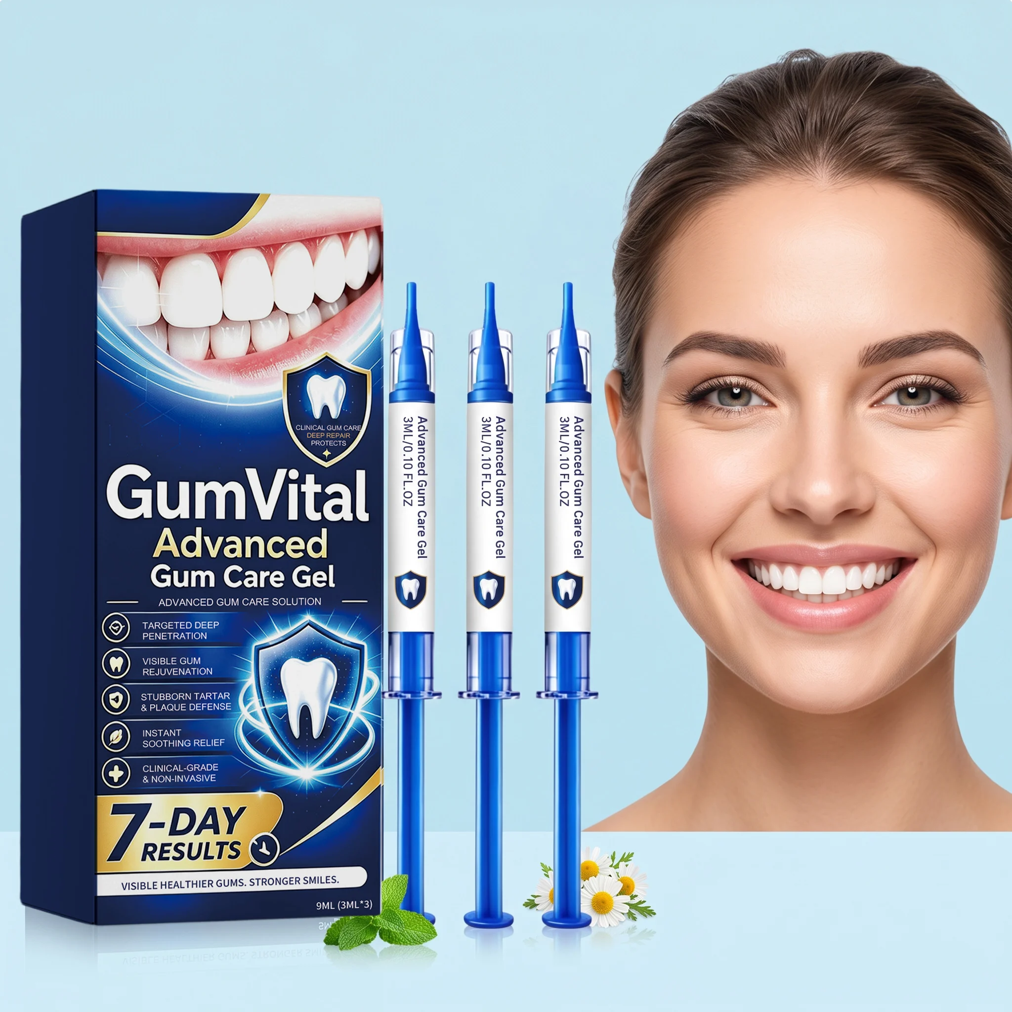 Gum Repair Gel Improve Oral Mucosa Fresh Breath Ease Sensitivity Discomfort Reduce External Irritation Strengthen Mouth Barrier