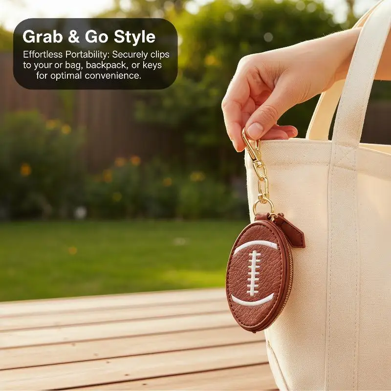 Small Ball Design Coin Purse Headphone Pouch Ideal for Gym and Outdoor Activities view 6