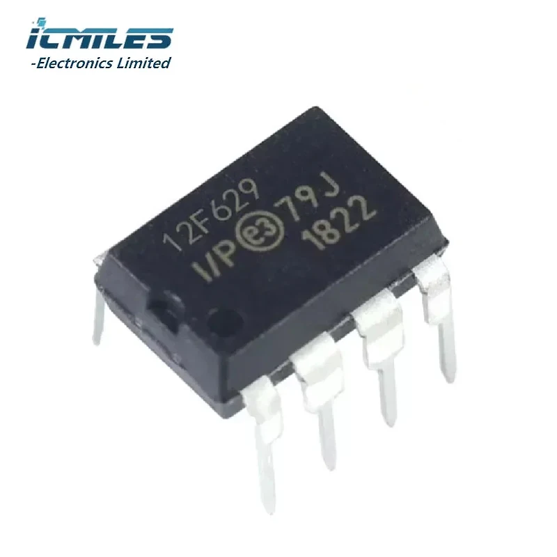 

1/5/10pcs PIC12F629-I/P DIP8 PIC12F629 DIP-8 8BIT 1.75KB FLASH 8DIP PIC® 12F 20MHz good quality spot inventory