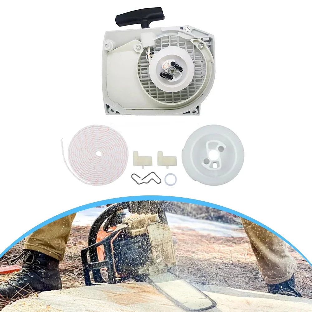 /For /Recoil /Starter Assembly With Rope Pulley Pawl Kit For MS460 MS440 044 046 Chainsaw Replacement Part 1128 080 2104