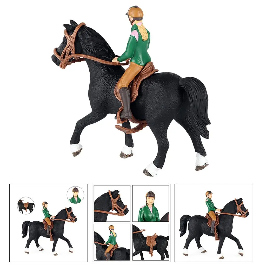 Action figure da cowboy in plastica per bambini per ragazzi Collezione di figurine dell'Ovest selvaggio