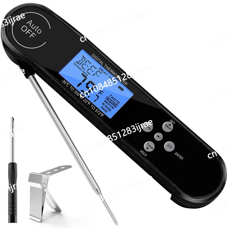 

Electronic Digital Food Thermometer BBQ Meat BBQ Thermometer American Style Barbecue Steak Waterproof Voice Alarm