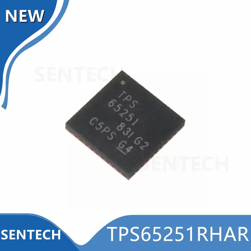 

10PCS New original TPS65251RHAR VQFN-40 Step-down 4.5V to 18V input 3A/2A/2A output, three-way synchronous step-down converter