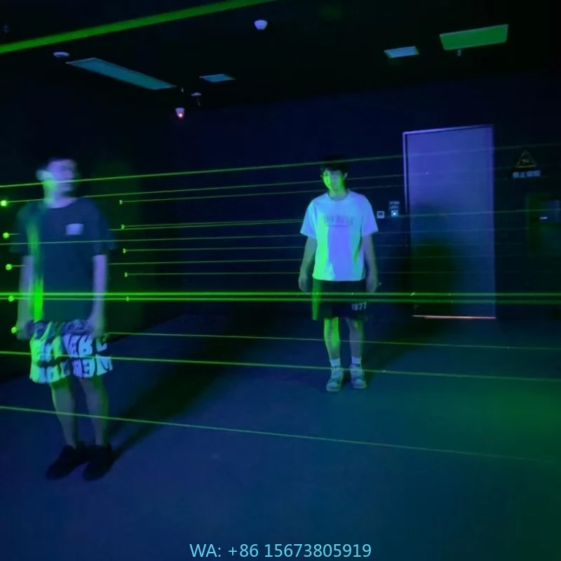 

Amusement Park Facicities Playground IP65 Laser Matrix Lighting Activate Games Indoor Gym Equipment