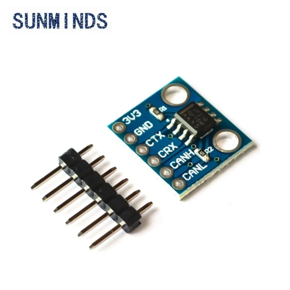 1pcs SN65HVD230 CAN Bus Transceiver Communication Thermal Protection Slope Control Module for Arduino Controller Board