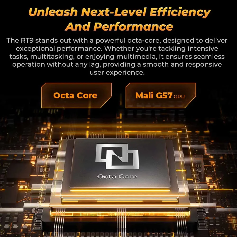 4G Rugged Tablet 10.1" HD Display RT9 24GB RAM 256GB Waterproof Tablet 11000mAh Battery Android 14.0 Oukitel Tablet PC