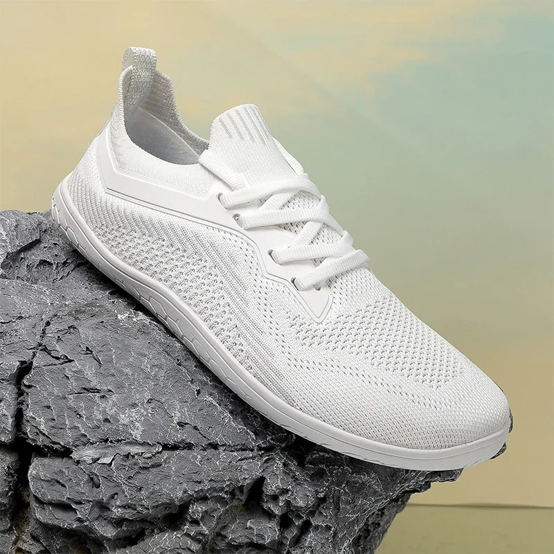 

Летние сетчатые дышащие прогулочные туфли с широким носком, комфортная мужская обувь босиком, повседневная парусиновая обувь в спортивном стиле, женские кроссовки
