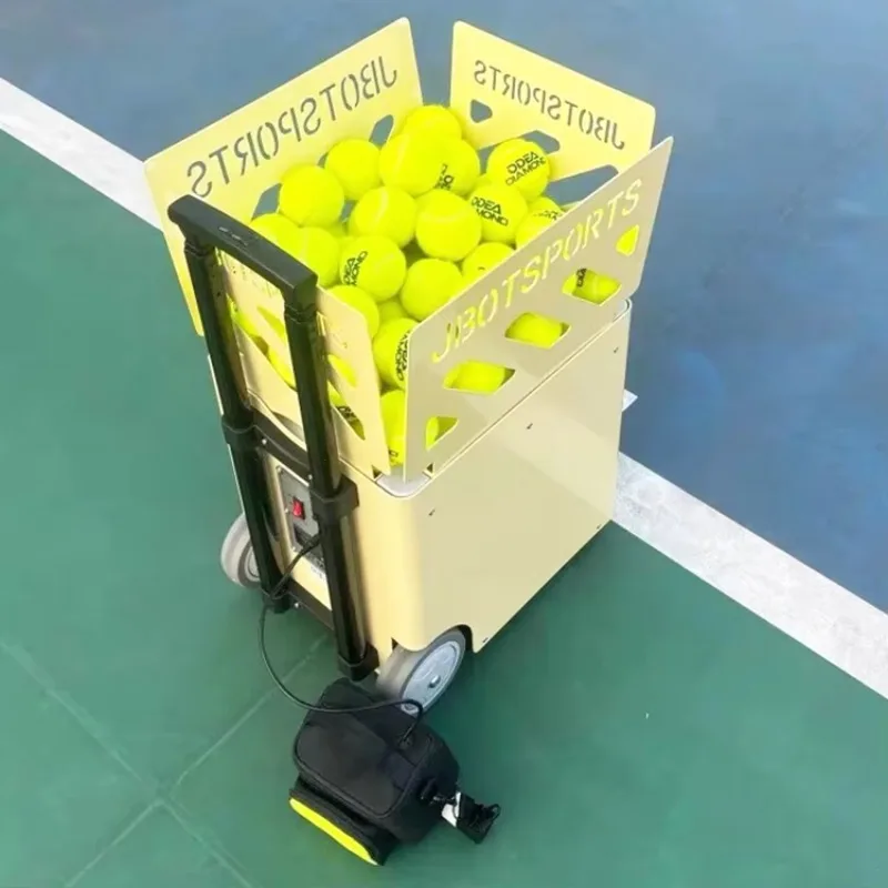 Mini Tennis Machine Compact Stable Remote Operable