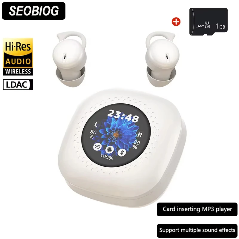 

SEOBIOG Q26Pro Wireless Earbuds Sleeping Bluetooth earphones Noise Cancelling In Ear Headsets Touch Control Headphones With Mic