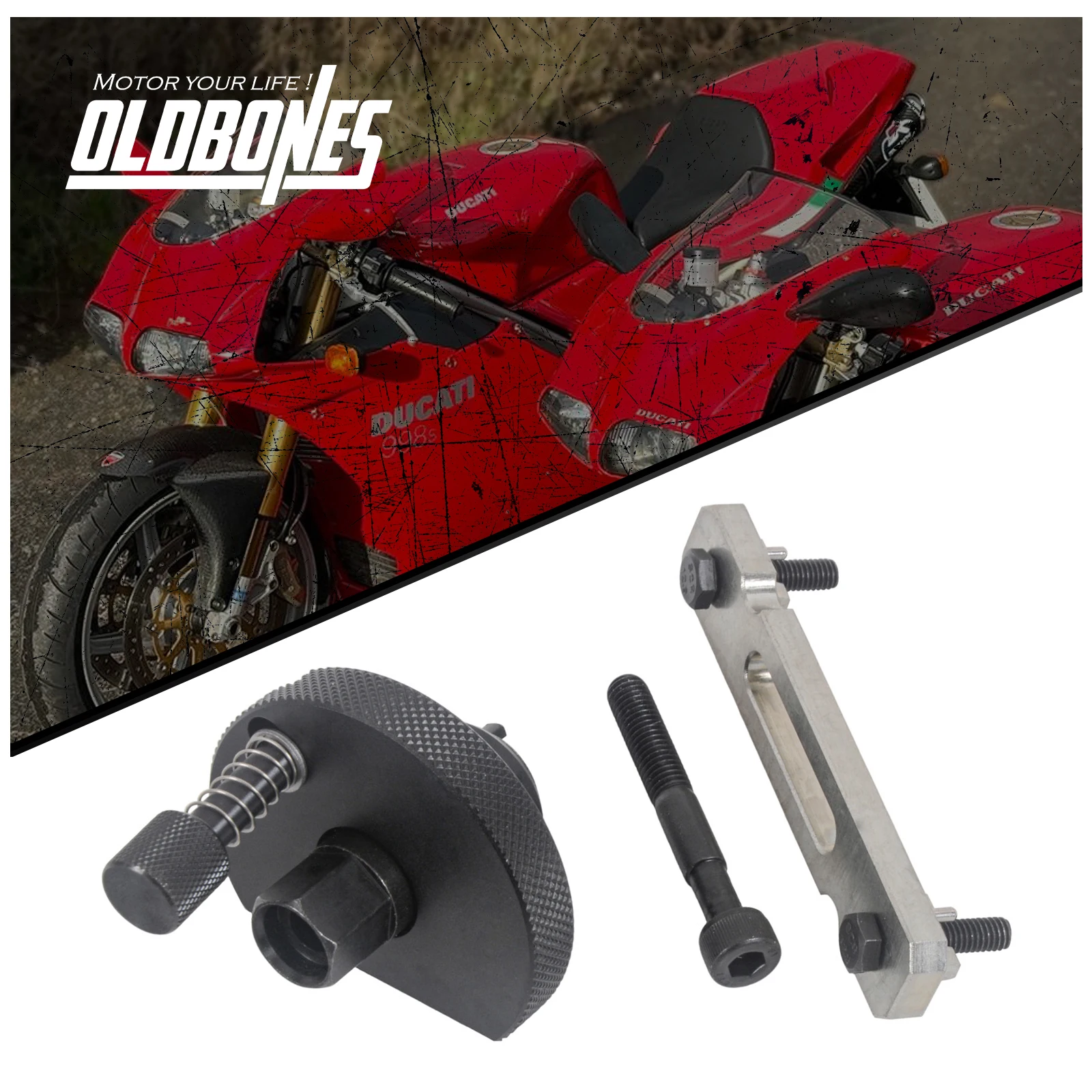Motorcycle Tools Camshaft Engine Belt Roller Timing Tool Fit For Diavel 821 to 1200cc 2010-2021 For Streetfighter 848 & 1098