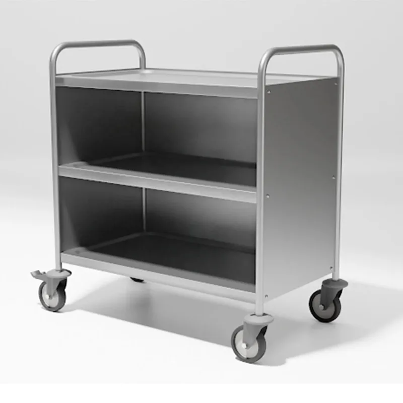 Commercial Catering Equipment Stainless Steel Plastic Kitchen Food Service Trolley