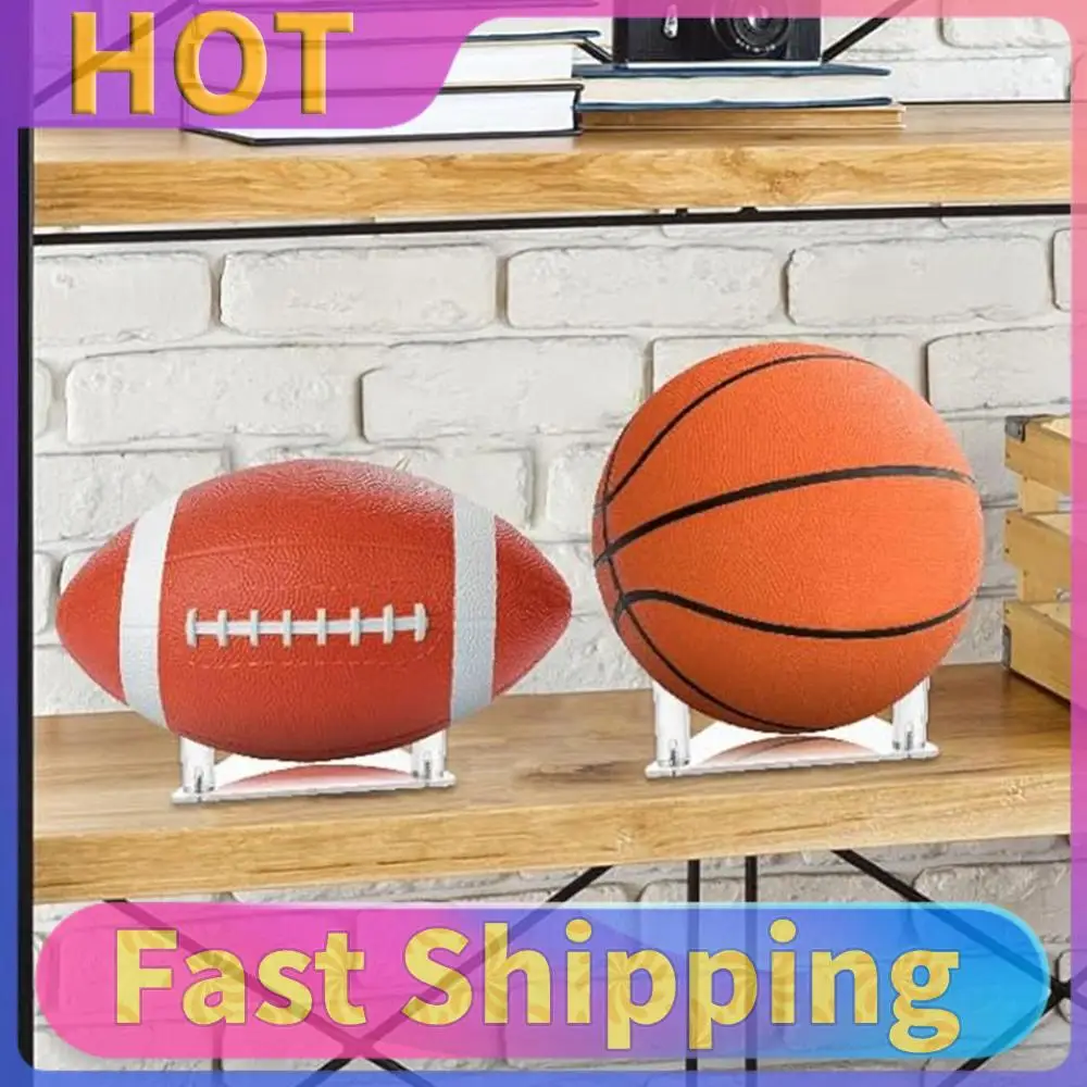 

Акриловая треугольная подставка для баскетбольных, футбольных, волейбольных и регбийных мячей, прозрачная подставка для спортивных мячей