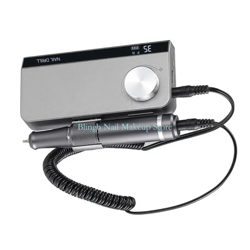 28TA Portable Drill 35000 دورة في الدقيقة ، آلة ملفات الأظافر الكهربائية القابلة لإعادة الشحن