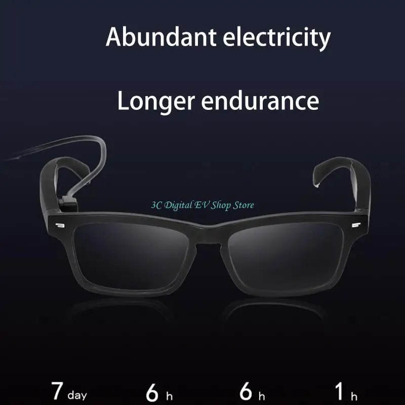 E74D para óculos Glasses Sun-livre chamando música anti-azul óculos