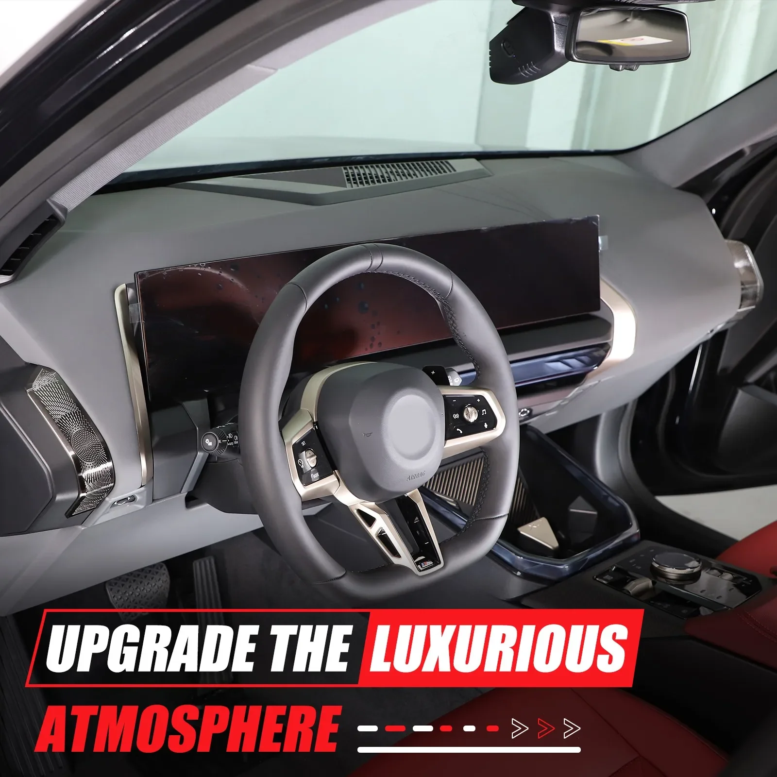 

Stainless Steel Car Instrument Side Air Condition Vent Anti Dust Cover Mesh Air Outlet Protection Trim For BMW X3 G45 2025-2026