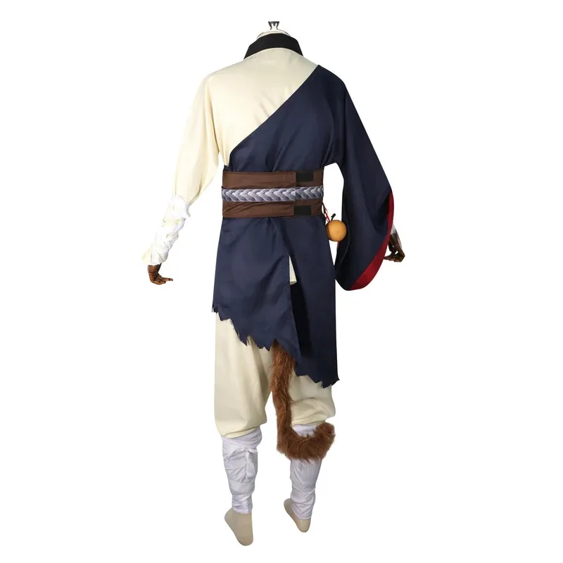 

CyAnime Game Black Myth Wu Kong Косплей Костюм The Destined One Wukong Косплей Маска Comic Con Карнавальный костюм для ролевых игр