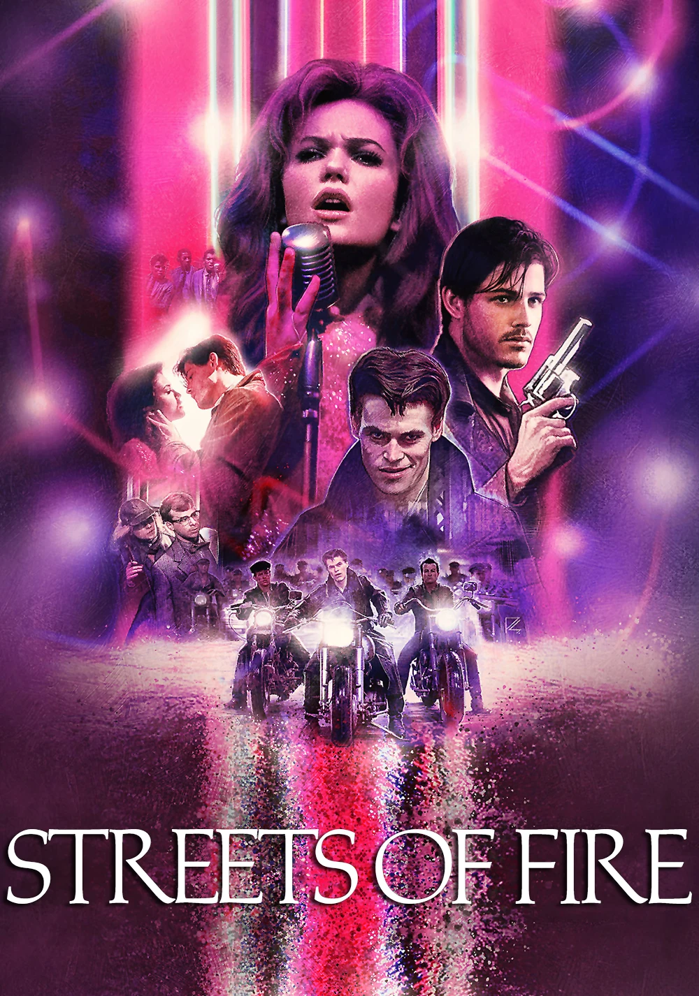 Movie Streets of Fire 1984 Poster home Decor
