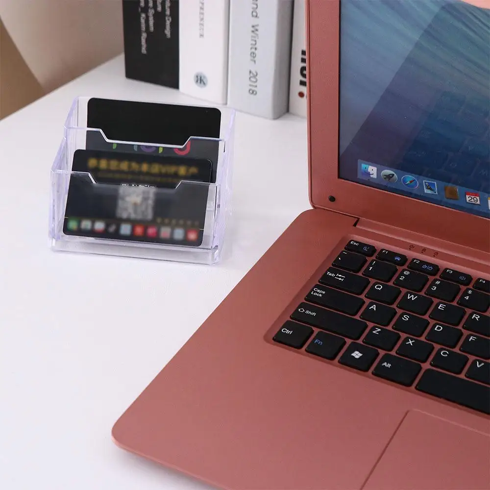 Holder Office Supplies Acrylic Storage Rack Home Name Card Rack Card Display Shelf Cards Display Stand Business Card Container