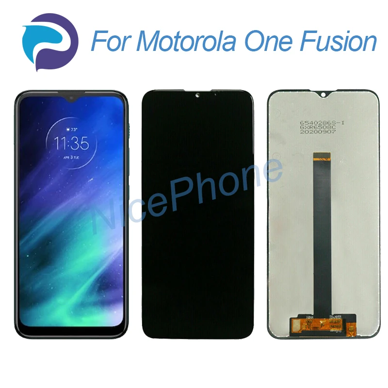 for Motorola One Fusion LCD Display Touch Screen Digitizer Assembly Replacement 6.5