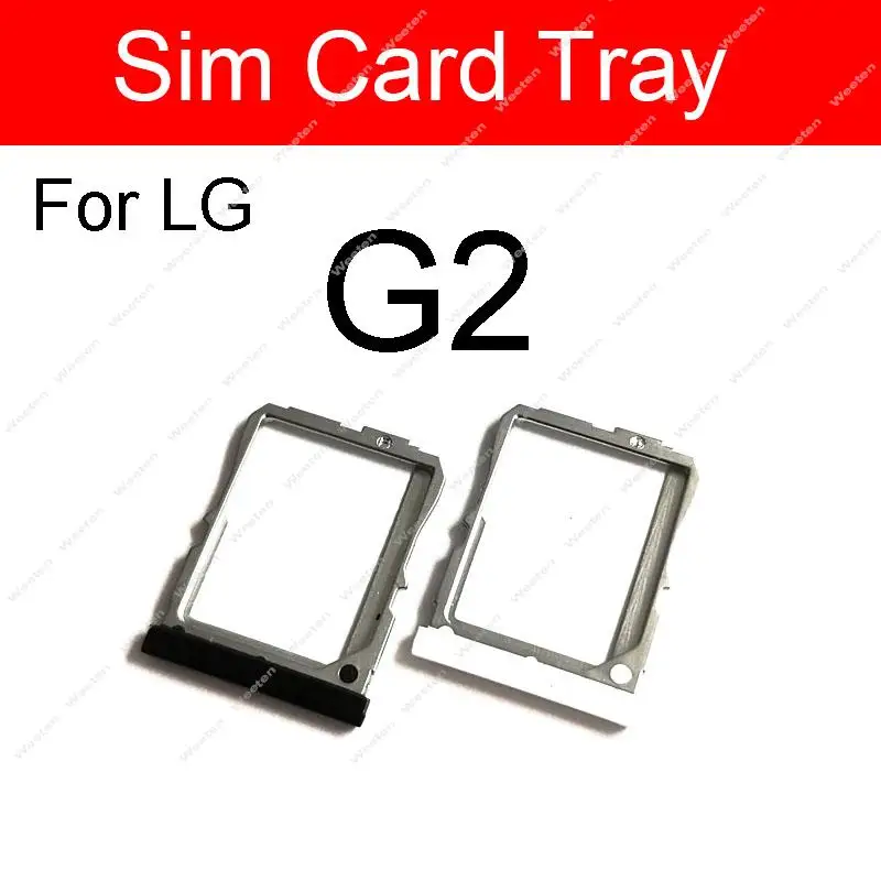 SIM Card Tray For LG G2 G5 G6 G7 G8 SIM Card Reader Sim Tray Holder Sim Slot Replacement Parts