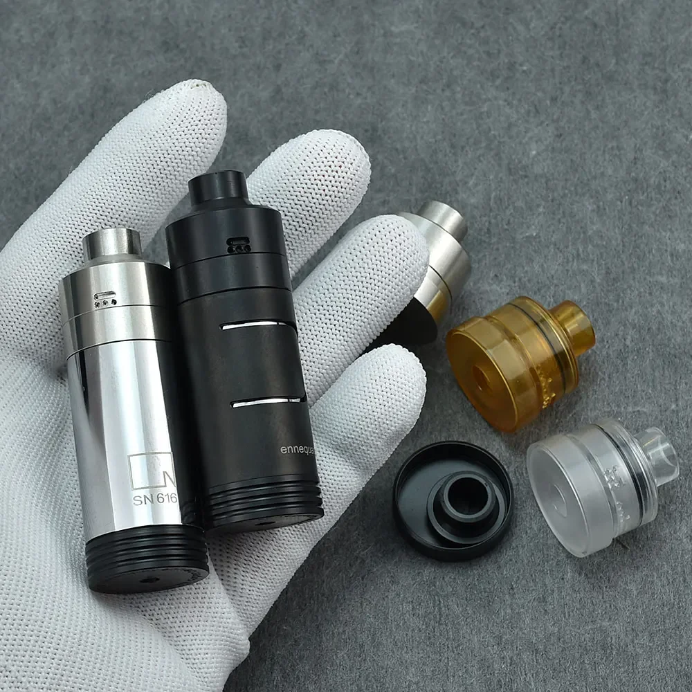 Wolf Coolvape nisshoku rda Ennequadro IMO 350 Stijl 18350 Mechanische Mod 22 mm Ennequadro mod bellcap mod fit 18350 batterij