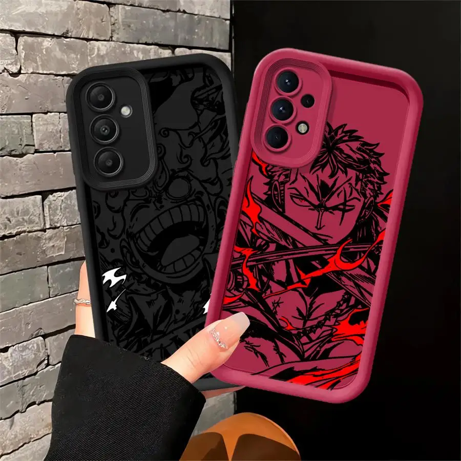 Case for Samsung Galaxy A17 A14 A11 A05 A20 A13 A30 A06 A16 A15 A04 A12 A07 A50 Phone Cover Ones Pieces Luffys Zoro Art