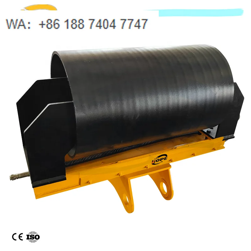 Excavator Drum Compactor Attachment Ideal for Foundation and Pipeline Works