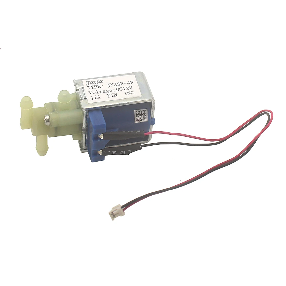 Jiayin JYZSF-4F DC 12V 3 Way Water Valve, Miniature Solenoid Valve, Water Gas Level Control Valve, Water Vapor Valve