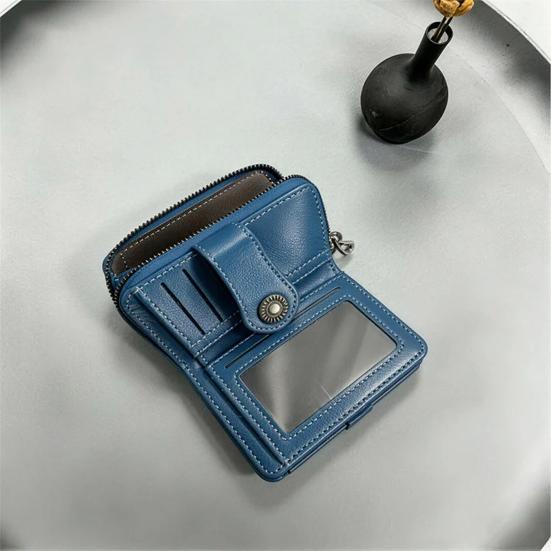 New Hong Kong style short wallet, Korean multi-functional coin purse & driving license leather holder