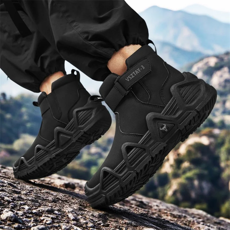 أحذية رياضية كاجوال للرجال، أحذية عالية الجودة للمشي لمسافات طويلة وتسلق الجبال في الهواء الطلق، أحذية مشي للسفر للرجال