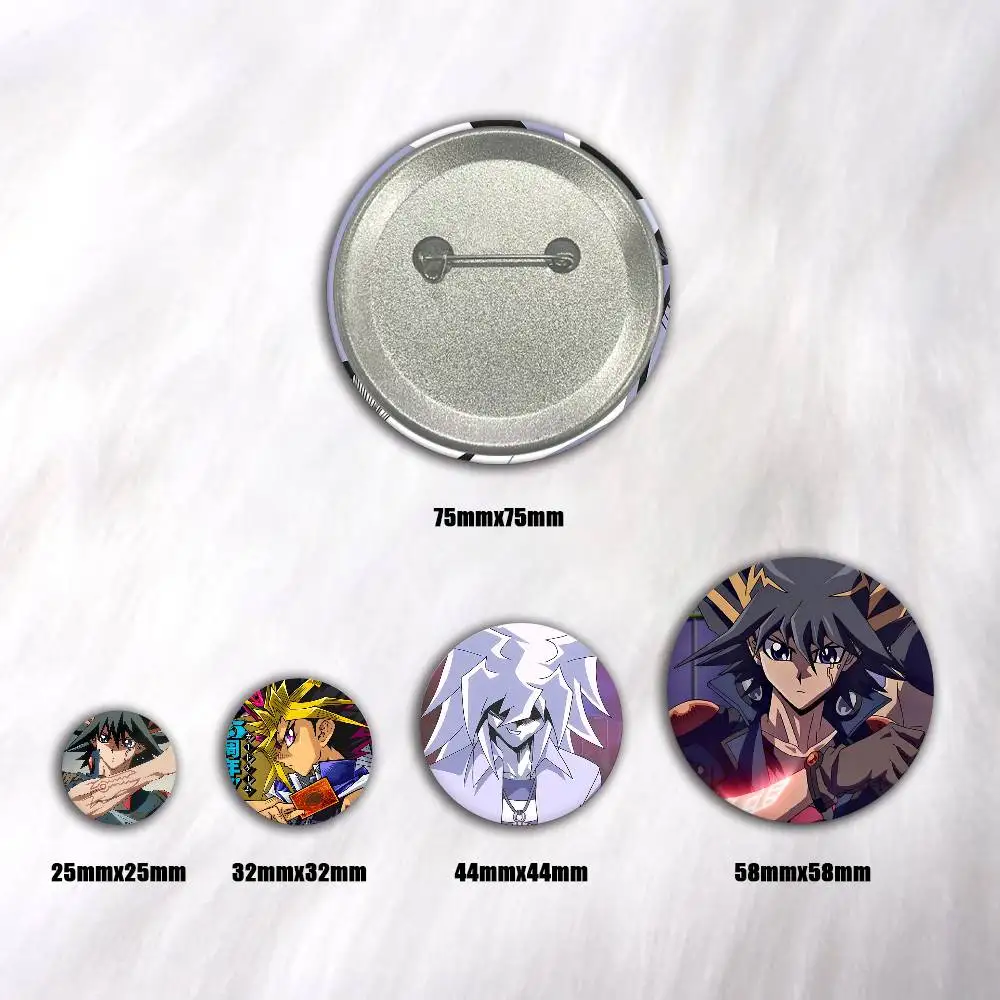 A-YuGiOh-h Art Badges Button Round Creative Pin Brooch Badge Bag Decor Accessories Fans Collect Friends Gifts