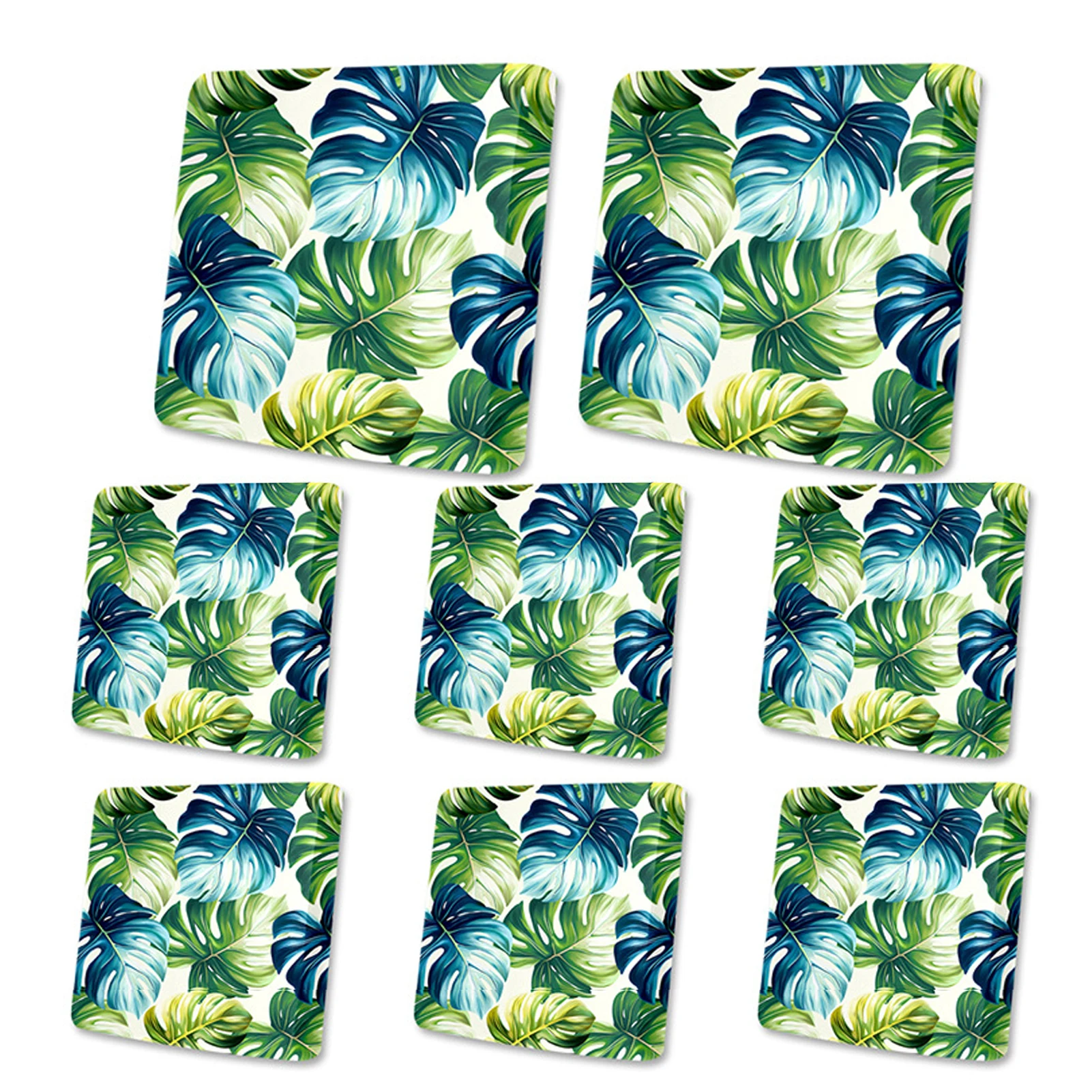 8x Tropical Sofa Cushion Non-Slip Patio Outdoor Cushion Covers ,For Seat Covers Chair Seat Cover Flexibility Protector